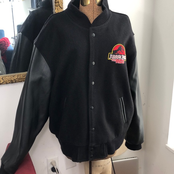 jurassic park varsity jacket
